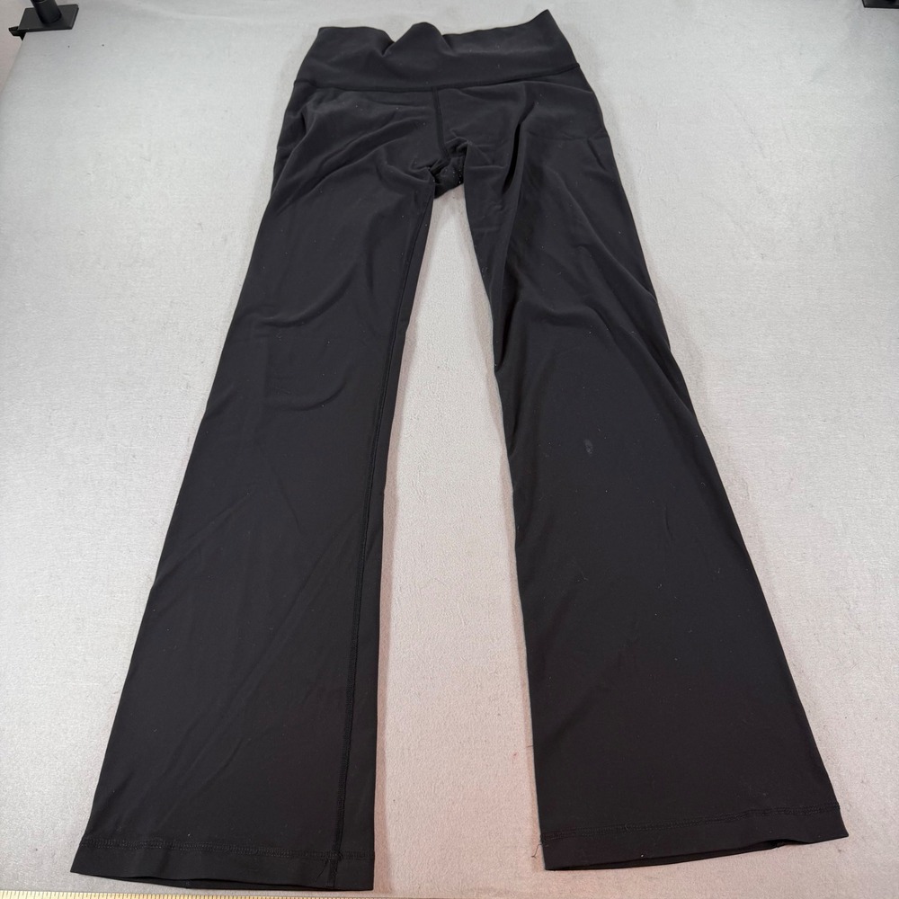 Lululemon Groove Flare Pants Black Nulu Super High Rise Womens S